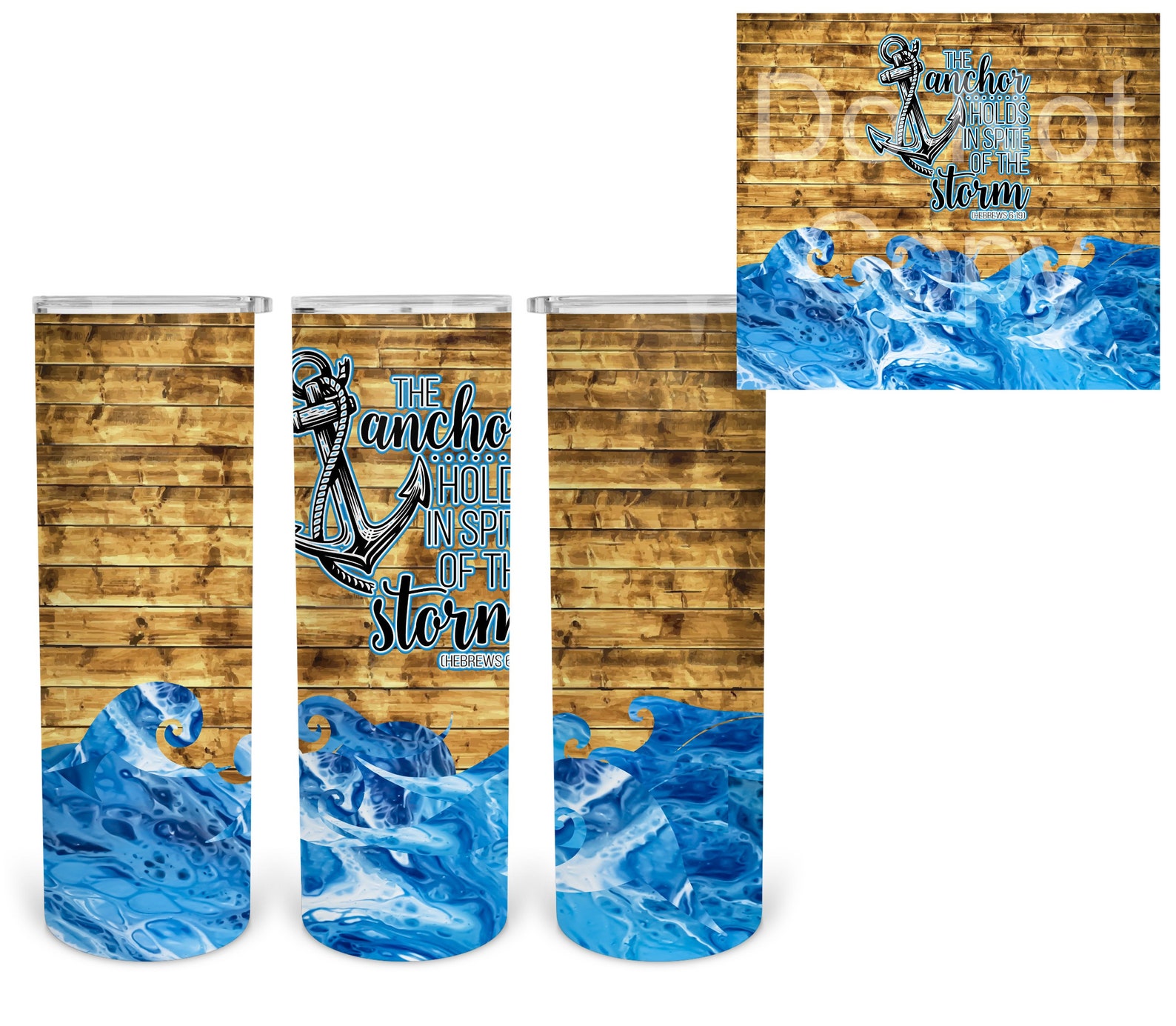20 Oz Skinny Tumbler Sublimation Design Template Download PNG DIGITAL ...