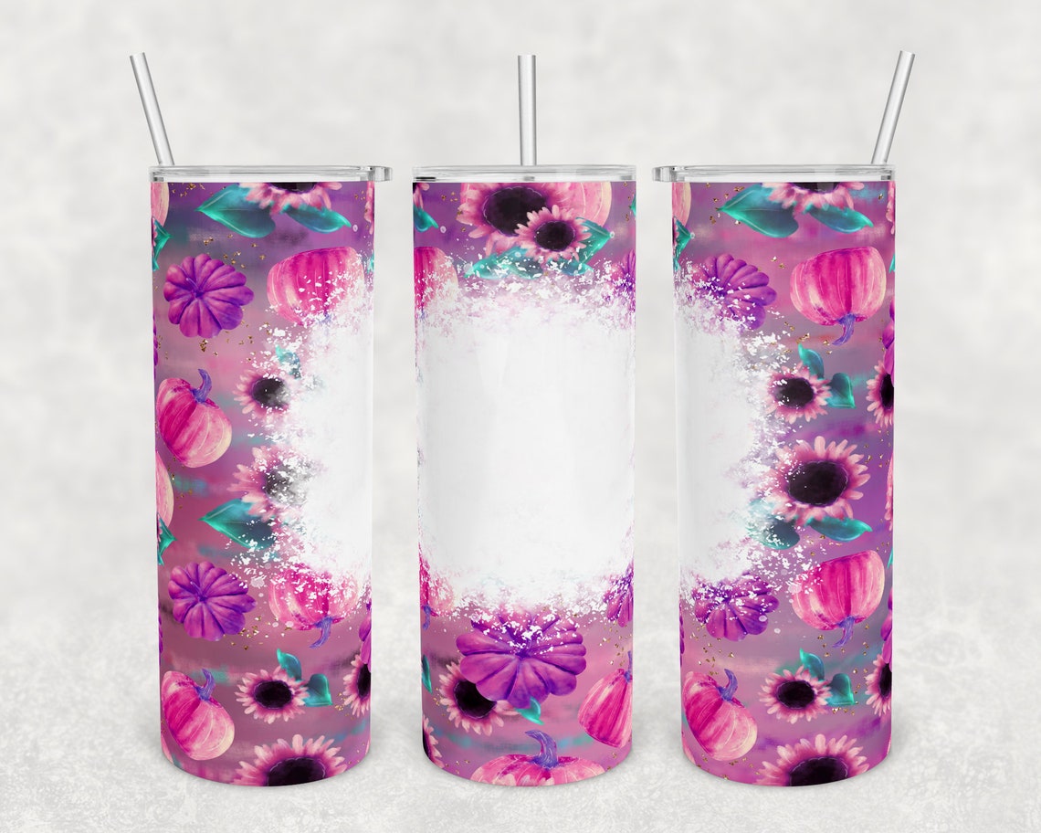20 Oz Skinny Tumbler Sublimation Design Template Download PNG DIGITAL ...