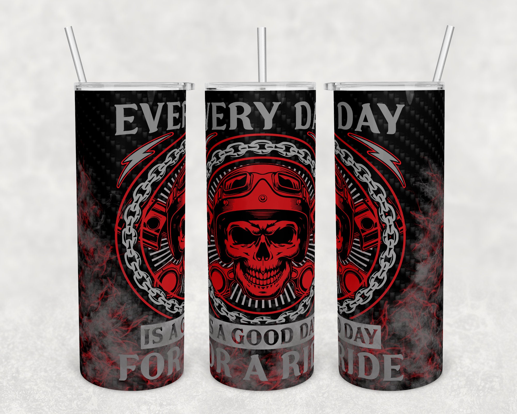 20 Oz Skinny Straight Sublimation Tumbler Design Template Download PNG ...