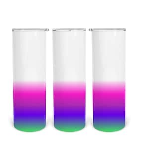 Colorful ombre 20 oz Skinny Tumbler Sublimation Design Template Download PNG DIGITAL download 20oz wrap seamless