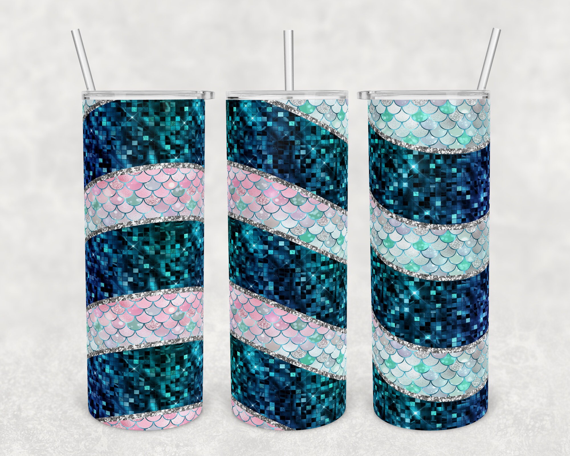 20 Oz Skinny Tumbler Sublimation Design Template Download PNG DIGITAL ...