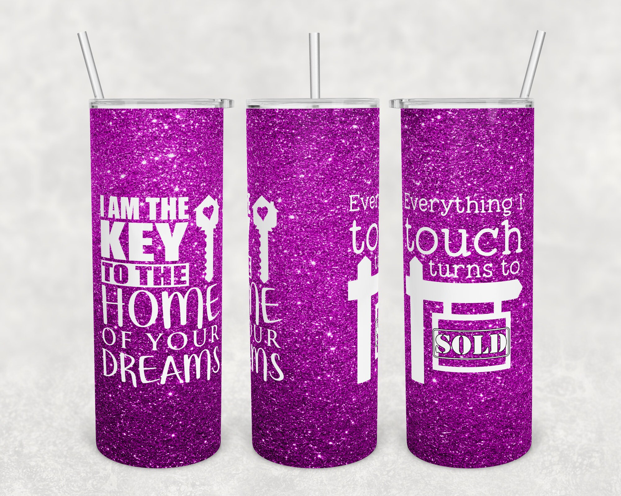 20 Oz Skinny Tumbler Sublimation Design Template Download PNG | Etsy
