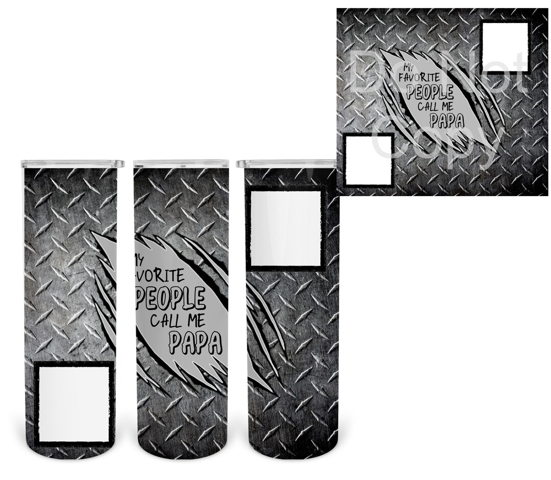 20 Oz Skinny Tumbler Sublimation Design Template Download PNG - Etsy