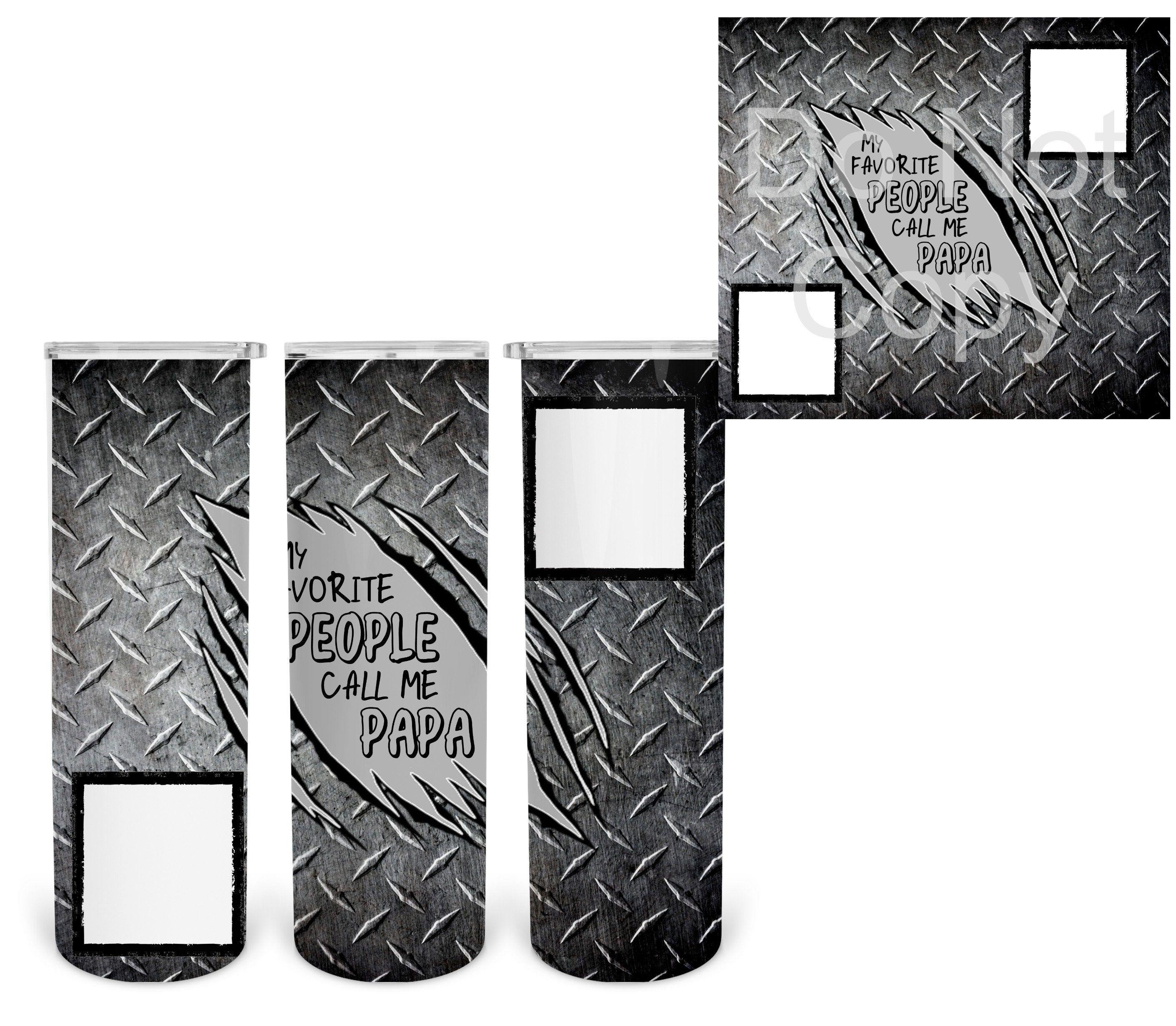 20 Oz Skinny Tumbler Sublimation Design Template Download PNG - Etsy