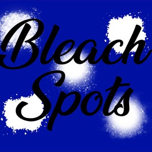 Bleach spots elements PNG bundle