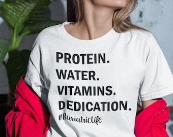 Protein water vitamins dedication bariatric life, weight loss, motivation, Sublimation, Design Digital download, Shirt, Printable, PNG & SVG