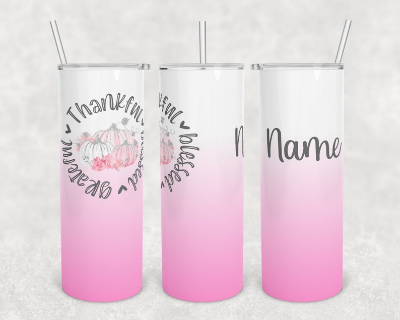 20 Oz Skinny Tumbler Sublimation Design Template Download PNG | Etsy
