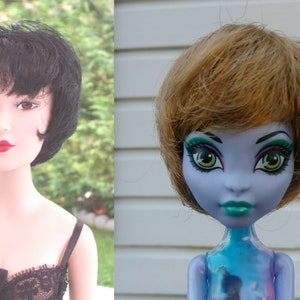 Doll Wig .. Size 5/6 .. Fits Tyler, Alex,  Monster High, Bratz, CED, Brenda Starr, etc