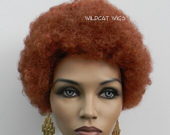 natural red afro wig