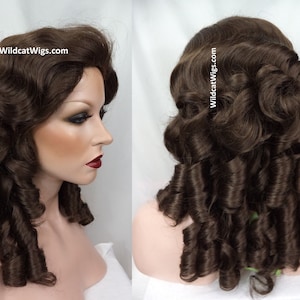 COLOR CHOICE Southern Belle  Wig .. Quality Theater 19th Century. Scarlet O&#39;Hara