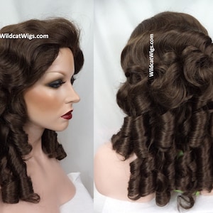 COLOR CHOICE Southern Belle  Wig .. Quality Theater 19th Century. Scarlet O'Hara