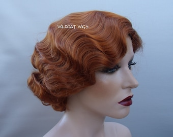red 1920s wig
