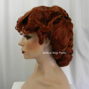 Fabulous Amazing Victorian Wig .. Color 130 Foxy Red .. Theater Wig Bridgerton Hetty from Ghosts