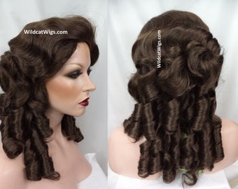 COLOR CHOICE Southern Belle  Wig .. Quality Theater 19th Century. Scarlet O'Hara