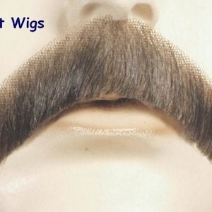 Mustache .. Walrus COLOR CHOICE.  Human Hair QUALITY item for Theater or Costume