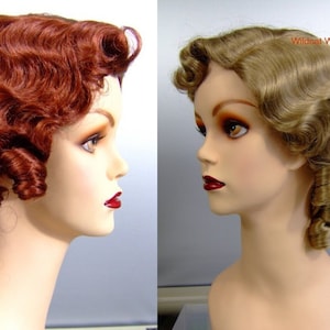 1940s Wig clippty