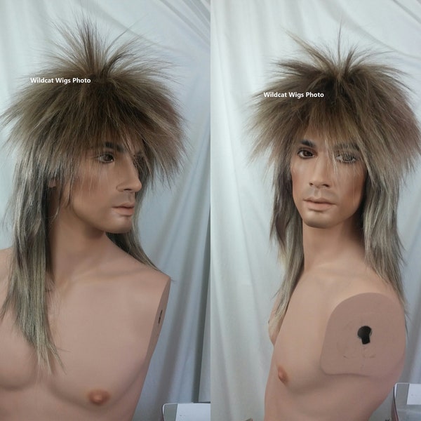 Quality Wig ..Jareth / Bowie / Tina Turner / Rocker / unisex. Labyrinth Goblin King