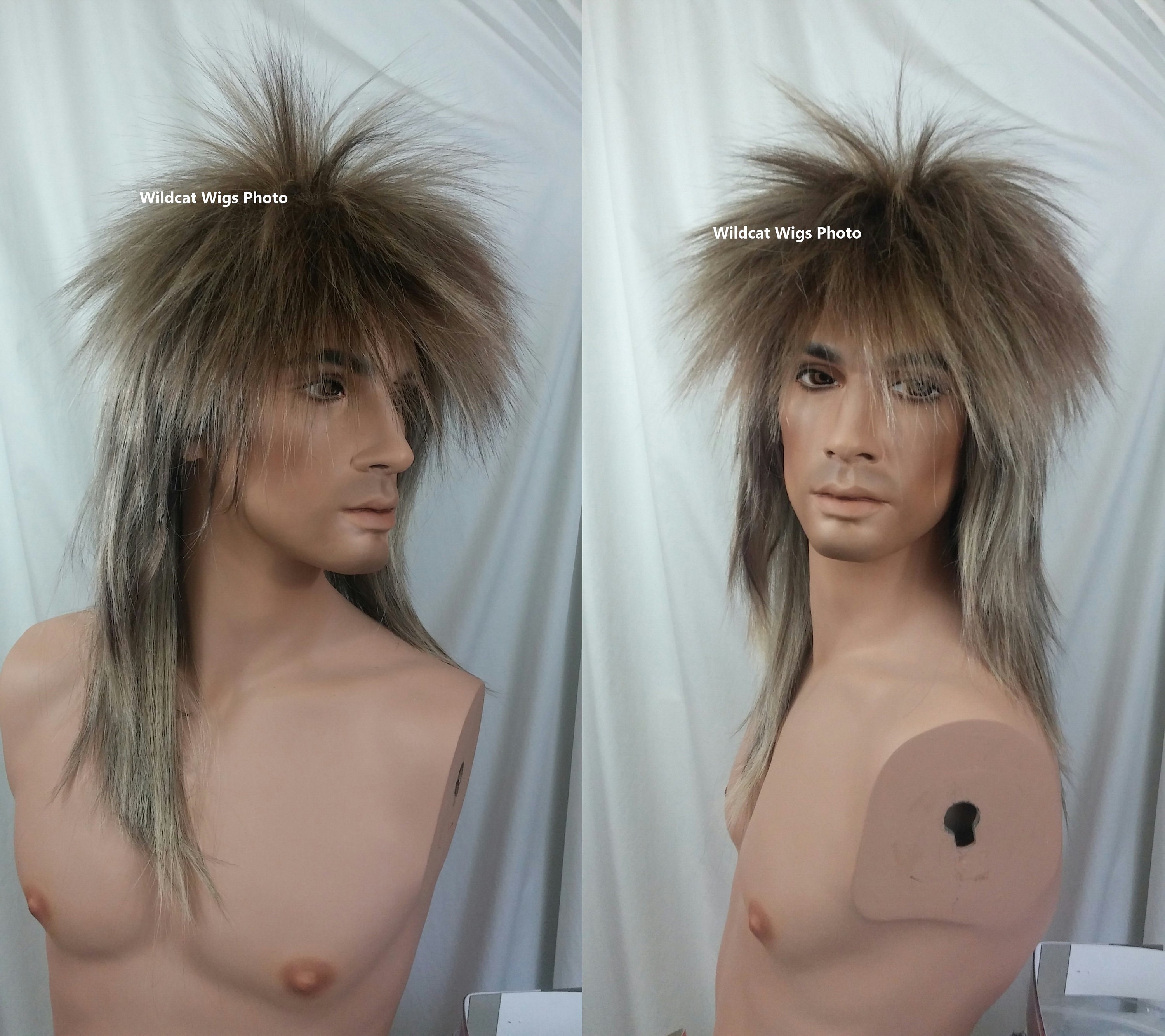 Quality Wig ..Jareth / Bowie / Tina Turner / Rocker / unisex. Labyrinth Goblin King
