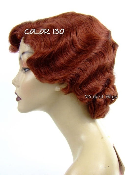 Finger Wave Fluff COLOR CHOICE Flapper 1920's Theater Wig. Top Quality! Drag