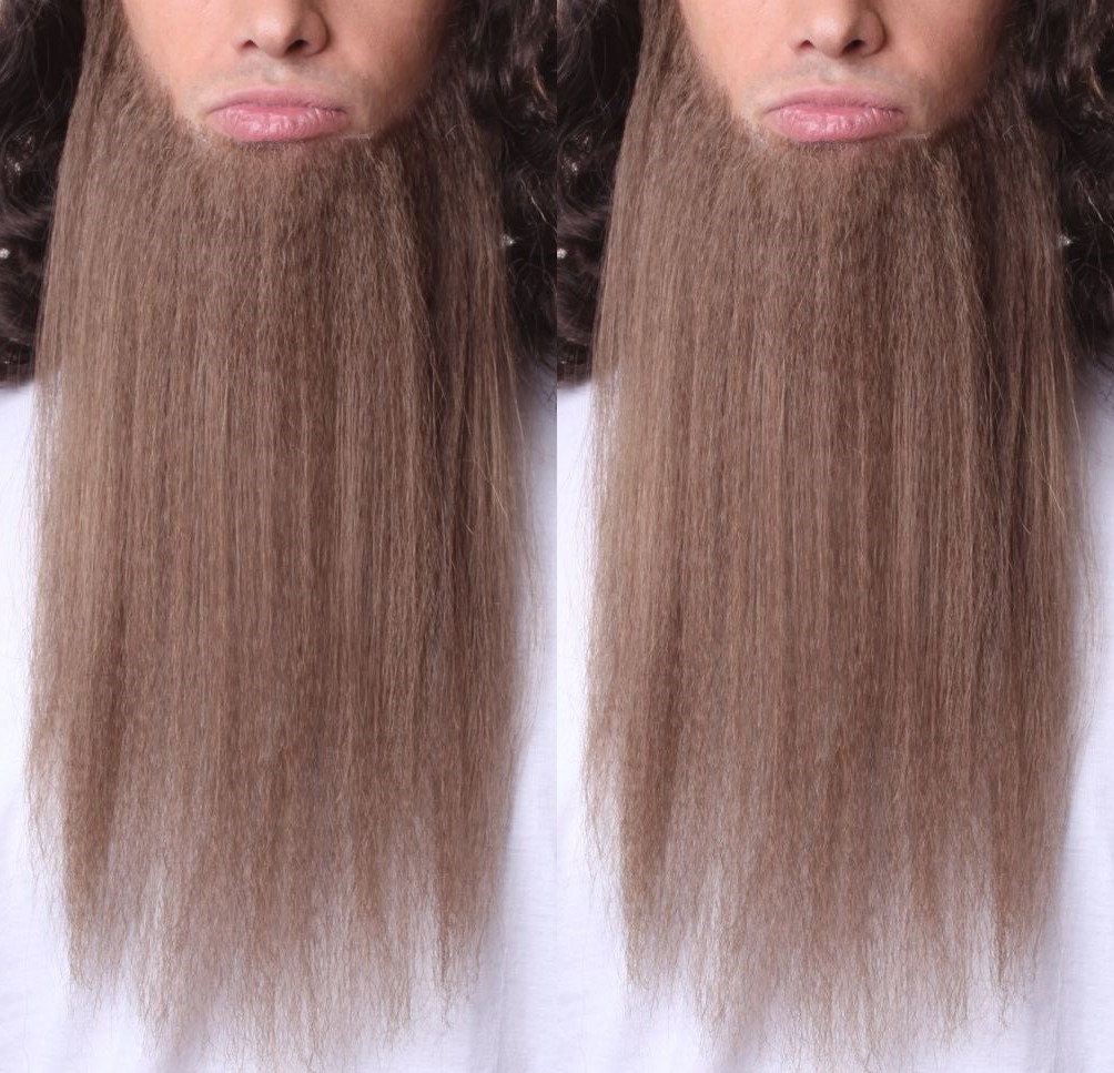 Mens Lace Beard Wig Etsy