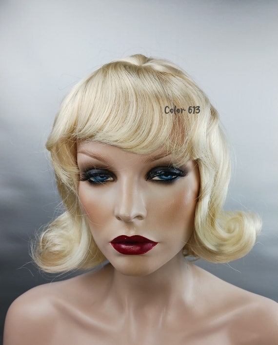 60 s Flip Retro Quality Wig Color Choice groovy Drag Etsy