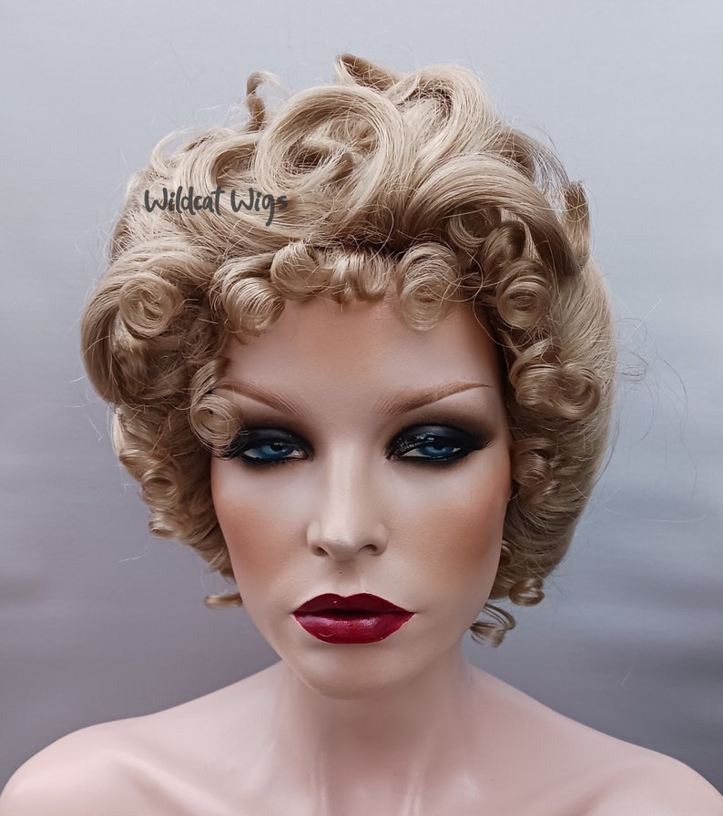 DELUXE Gibson Girl Wig .. Honey Ash Blonde .. Upsweep .. 19th Etsy
