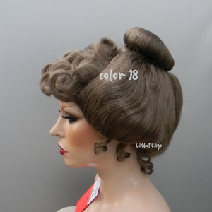 Gibson Girl COLOR CHOICE Wig .. Gorgeous Theater or Costume Wig.  Cinderella .. Beauty and the Beast .. Music Man, etc. Edwarian