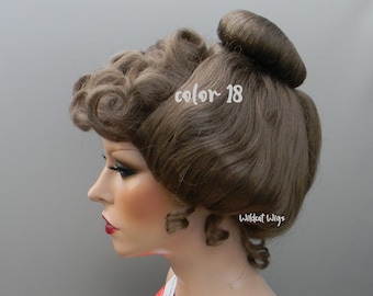 Gibson Girl COLOR CHOICE Wig .. Gorgeous Theater or Costume Wig.  Cinderella .. Beauty and the Beast .. Music Man, etc. Edwarian