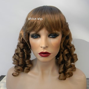 19th Century style Wig. COLOR CHOICE Little Bo Peep .. Victorian .. Pigtails .. Little Women style .. Theater .. Drag .. Unisex