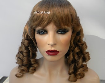 19th Century style Wig. COLOR CHOICE Little Bo Peep .. Victorian .. Pigtails .. Little Women style .. Theater .. Drag .. Unisex