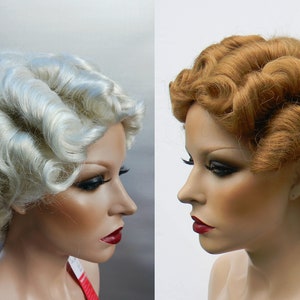 Fabulous Victorian Quality Wig .. color 27 Strawberry Blonde or White.. Very Elaborate.  Edwarian Theater  Bridgerton Hetty from Ghosts