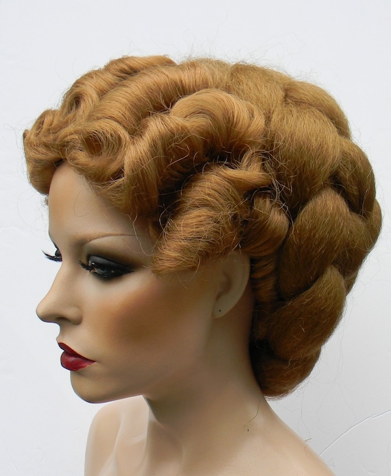 Blonde victorian cheap wig