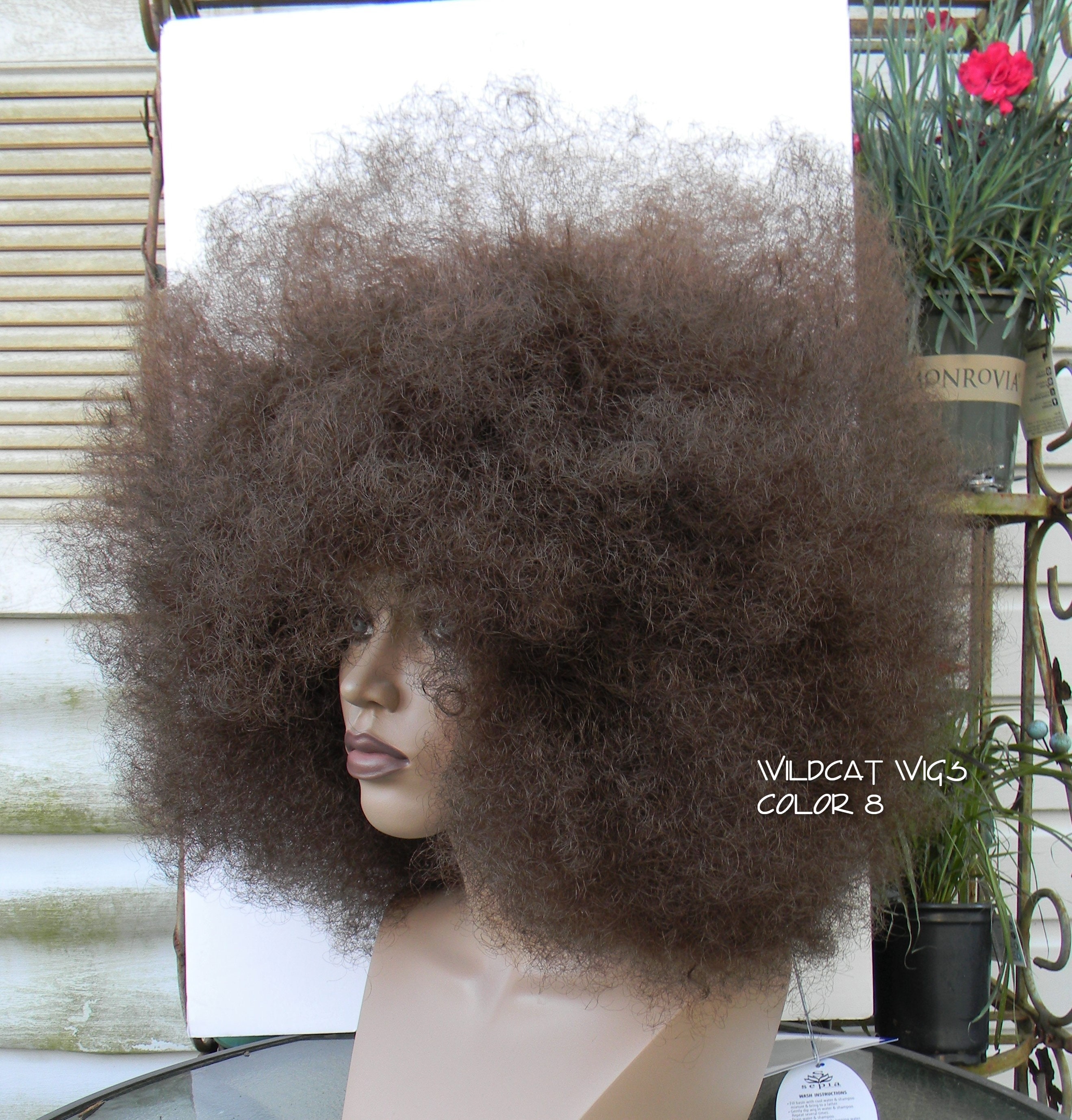 AFRO .. Big Jumbo Afro Wig .. Brown. Unisex Wig .. Costume or - Etsy