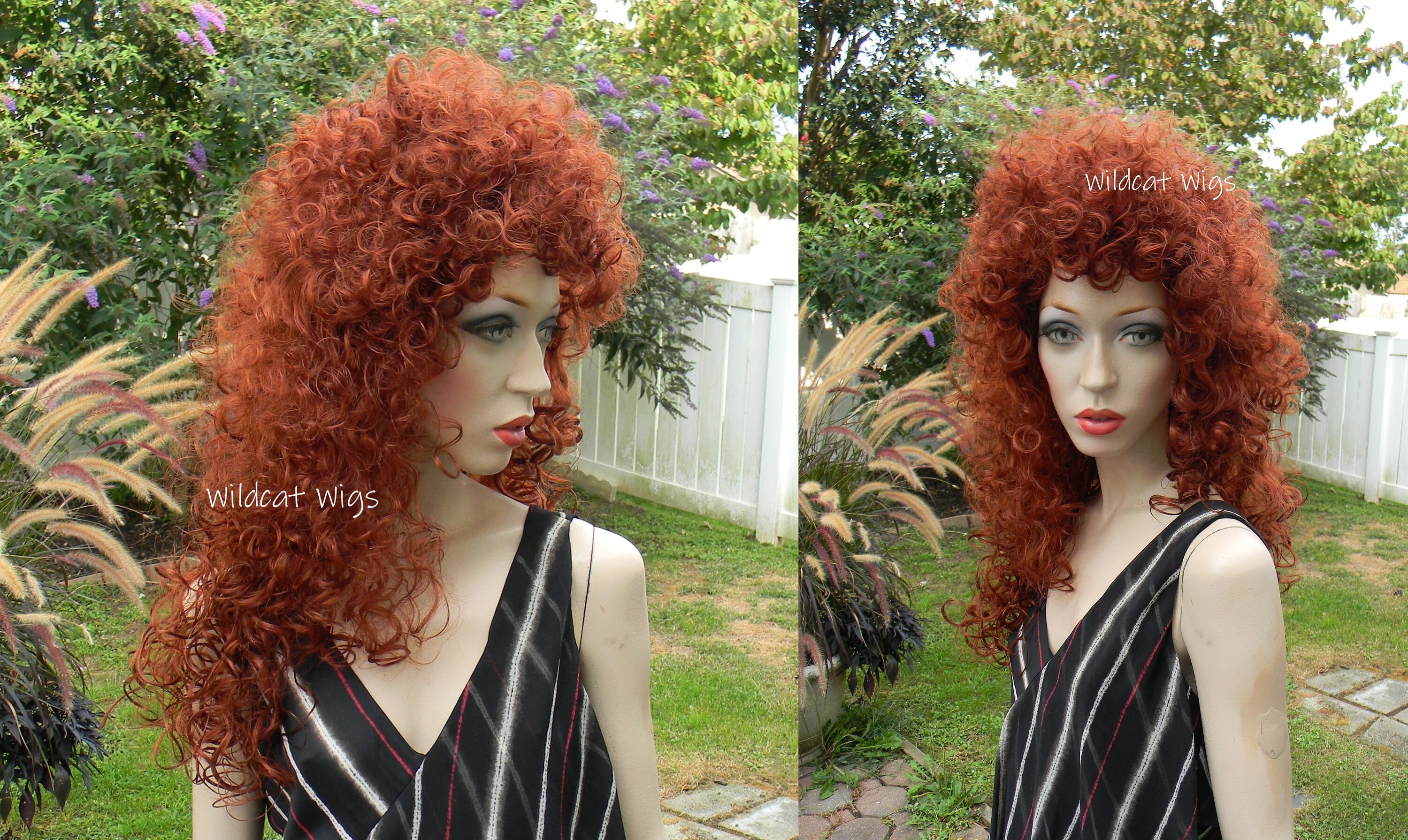 Sexy Long New Curly Fox Red Wig .. Belly Dancing, Pirate 