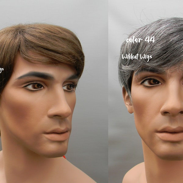 Men's Side Part Basic Wig .. MANY AVAILABLE COLORS.  Great for the Theater or Every Day.