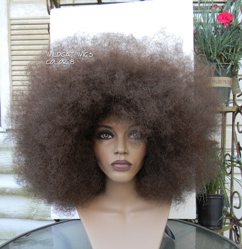AFRO .. Big Jumbo Afro Wig .. Brown. Unisex Wig .. Costume or Etsy