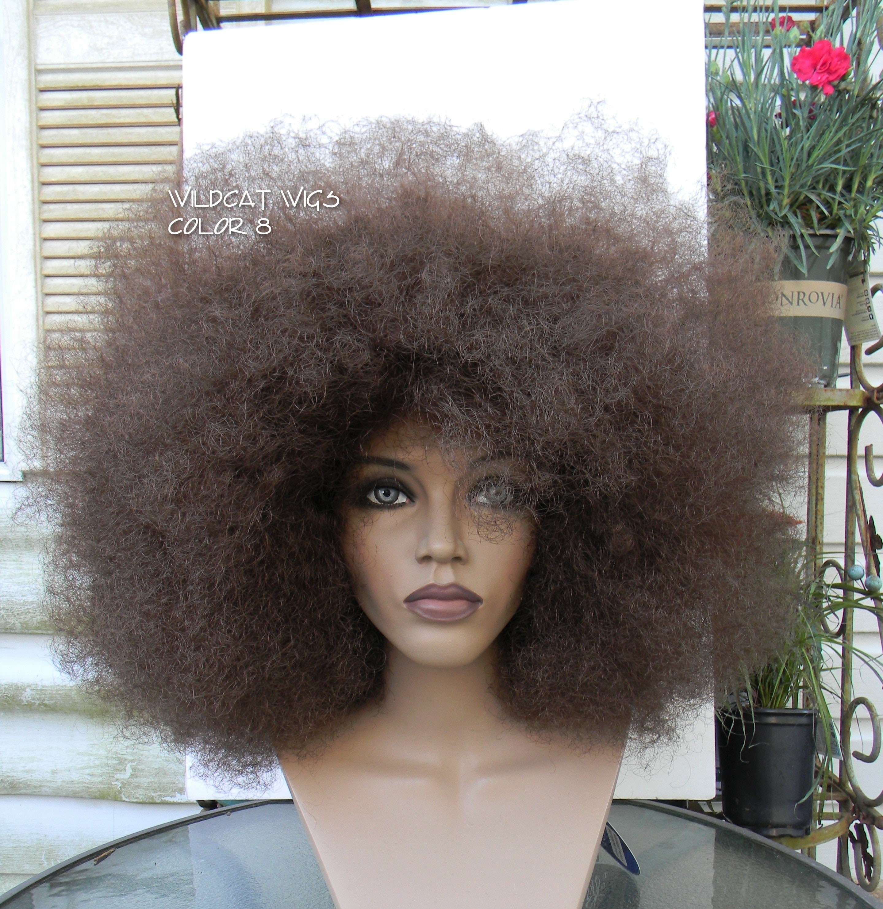 Afro Wig Mega Black Wigs Unisex Afro Wig Mega Black Wigs Unisex