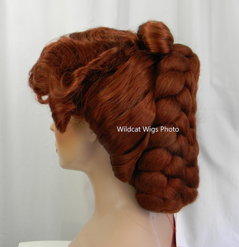 Victorian Wigs, Hair Pieces  | Victorian Hair Jewelry Fabulous Amazing Victorian Wig .. Theater Wig Fox Red Color! $79.99 AT vintagedancer.com