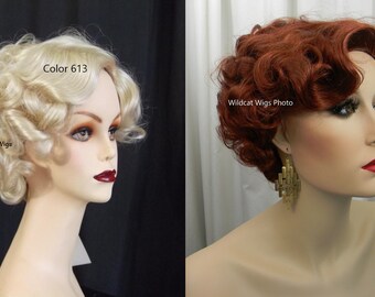 blonde 1940s wig