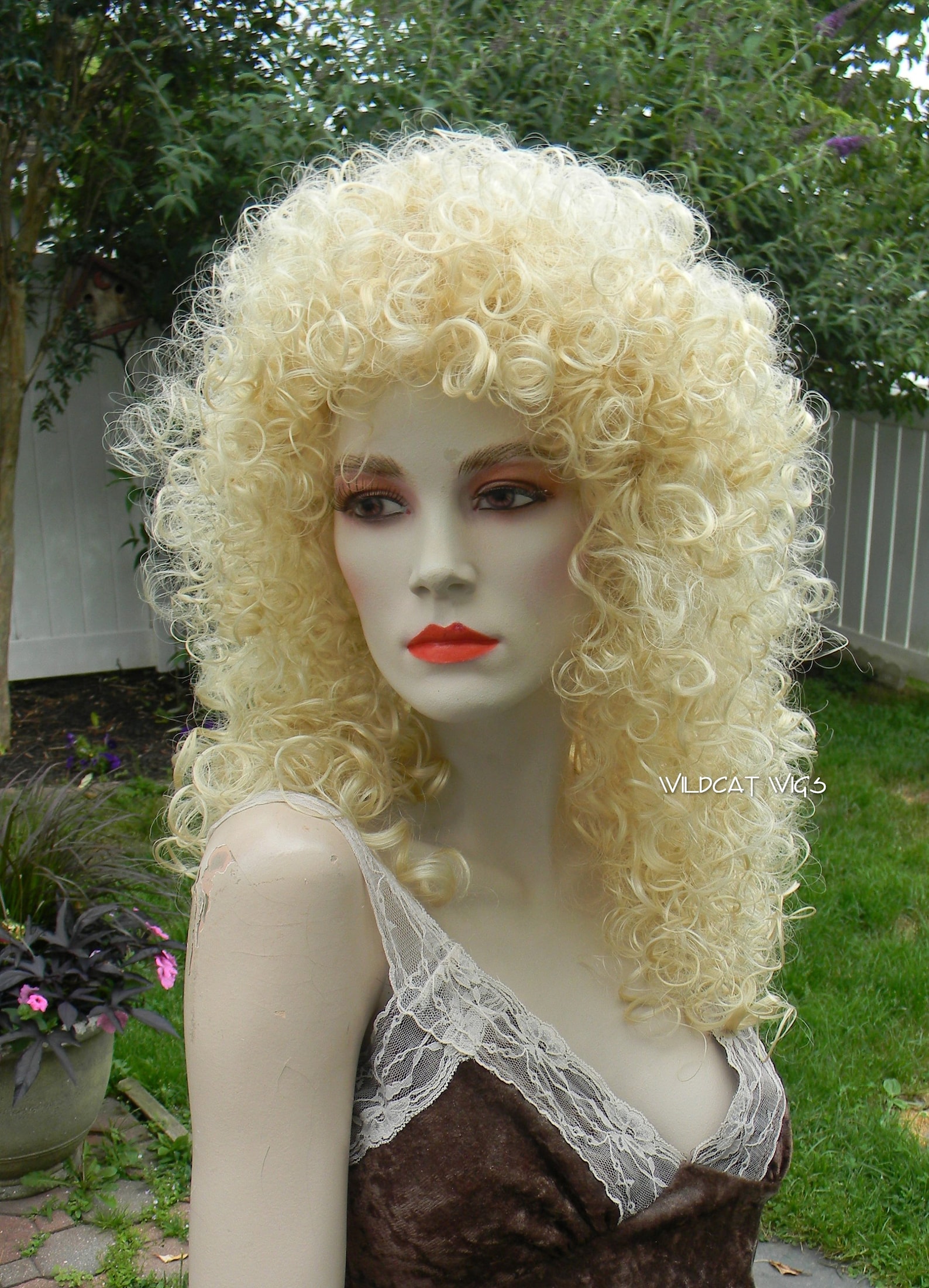 SEXY Curly Long New Wig. Unisex Belly Dancing Exotic Pirate Etsy