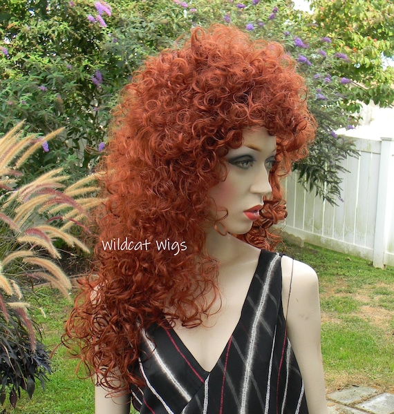 Sexy Long New Curly Fox Red Wig .. Belly Dancing, Pirate  display picture 3