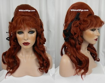 Vamp - 1960's .. Fun BEEHIVE Wig .. DRAG .. Halloween .. Unisex .. Hairspray!
