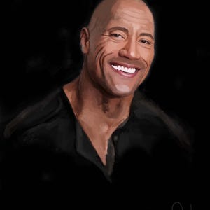 Dwayne &quot;The Rock&quot; Johnson Portrait