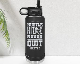 Baseball Bottle, Baseball Tumbler, Engraved Tumbler, Engraved Baseball Bottle, 24 Images To Choose From, Many Tumbler Styles And Colors