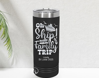 Vacation Tumbler, Vacation Cups, Engraved Cruise Tumbler, Engraved Cruise Cups, 20 Images To Choose From, Many Tumbler Styles And Colors