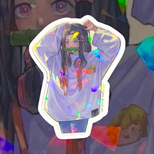 Kamado Sister Street Style Holo/Vinyl Sticker