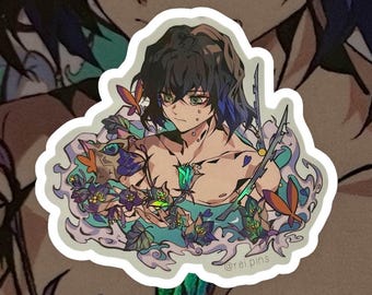 Hashibira Sorrow Holographic Sticker