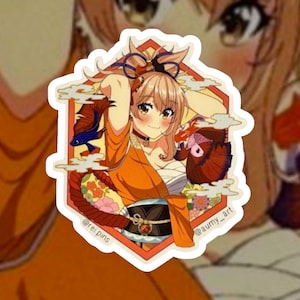 Genshin Yoimiya Vinyl Sticker