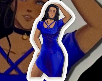 Vinylsticker Water Woman