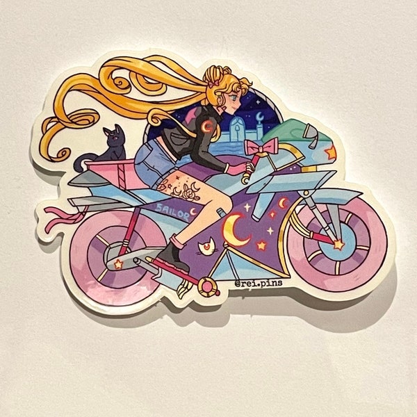 Usagi Tsukino Motorcycle Vinyl Sticker